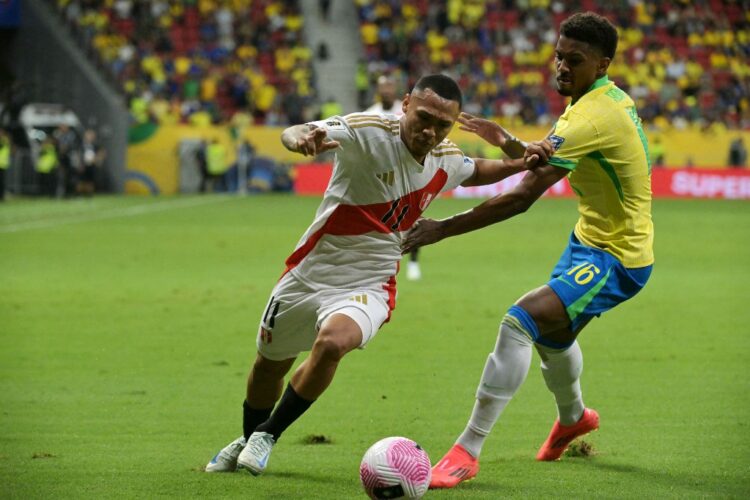Incidencia del partido entre Perú y Brasil en Brasilia.