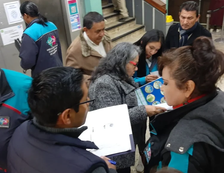 La ATM habilita los vienes para atender las dudas de los contribuyentes.
