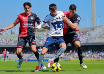 Pumas y Atlas empatan en el cierre de jornada del Clausura mexicano que lidera el América