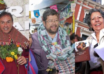 Jorge Quiroga, Samuel Doria Medina y Amparo Ballivián, los sobrevivientes del Bloque de Unidad.