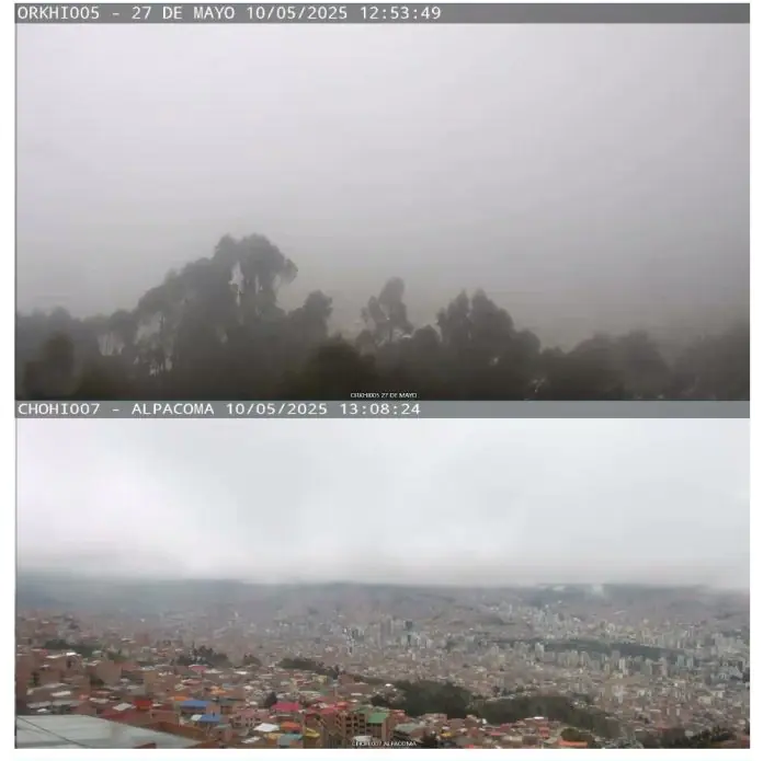 Después de 65 años, La Paz registra siete meses de lluvia. FOTO: GAMLP