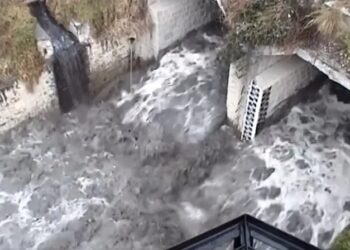 Las lluvias de este lunes elevan el caudal de dos cuencas de ríos de La Paz