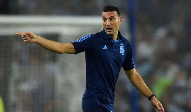 Scaloni preocupado por dificultades para viajar a Venezuela por huracán Milton