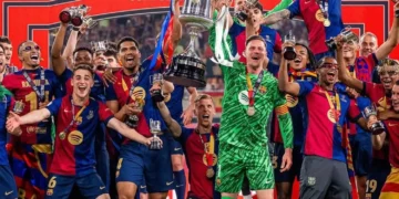 Barcelona gana la Copa del Rey al vencer 3-2 en la prórroga al Real Madrid