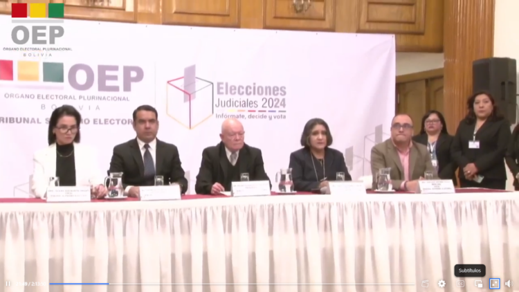 El TSE informa que nueve postulantes renunciaron a las elecciones judiciales