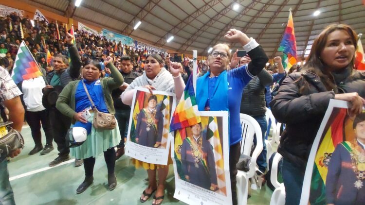 Morales adelanta: ‘La sigla está garantizada para las elecciones de este año’