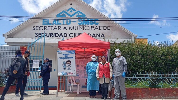 El Alto suma un punto de vacunación contra el COVID-19
