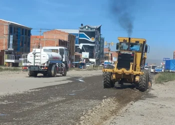 Reconstrucción de vías de El Alto supera los 15.000 metros cuadrados