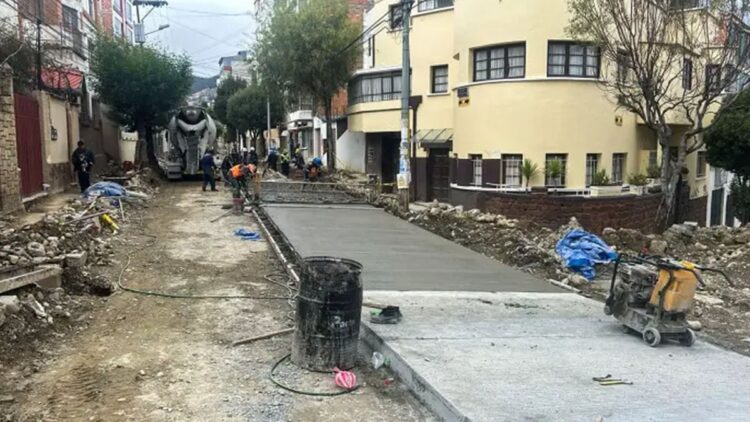 Nuevo plazo para la entrega de la calle Abdón Saavedra en La Paz