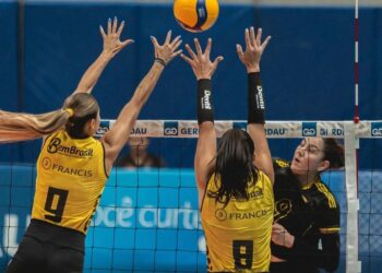 San Martín cae 3-0 frente a Dentil/Praia en Sudamericano de voleibol