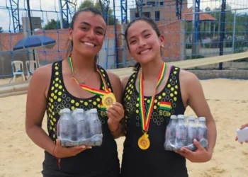 Peredo y Torrico irán al Sudamericano U-21 del Vóley de Playa