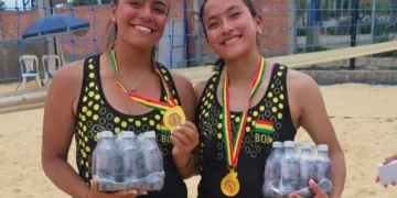 Peredo y Torrico irán al Sudamericano U-21 del Vóley de Playa