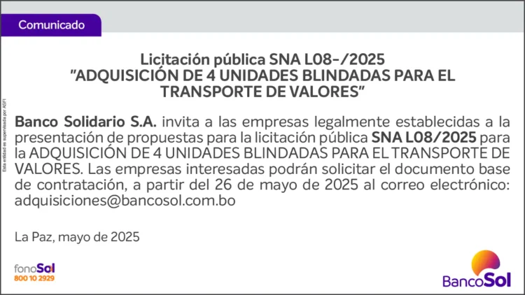 COMUNICADO