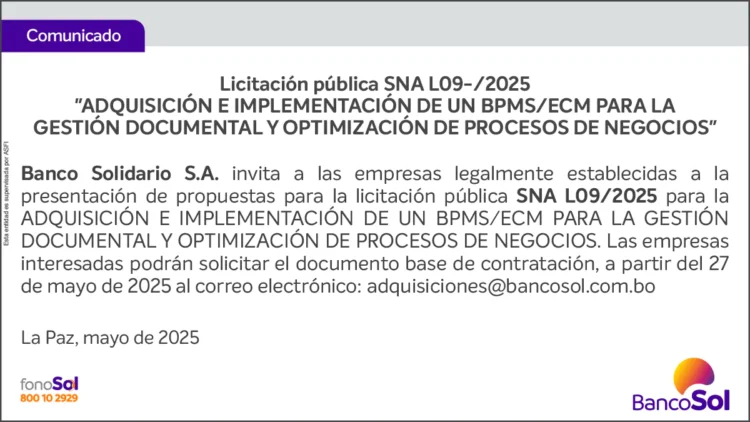 COMUNICADO
