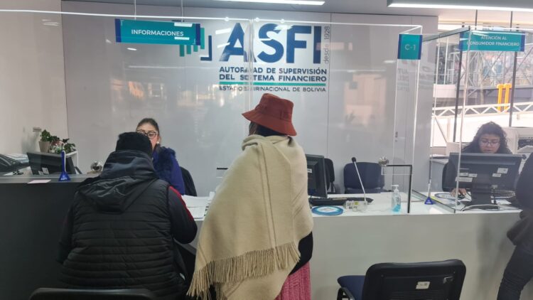 Oficinas de la Asfi.