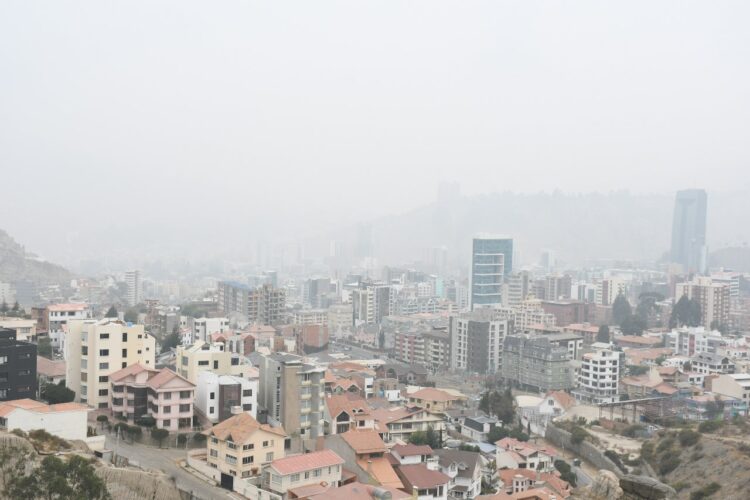 La Paz amanece con una calidad de aire ‘muy mala’, de 194 microgramos