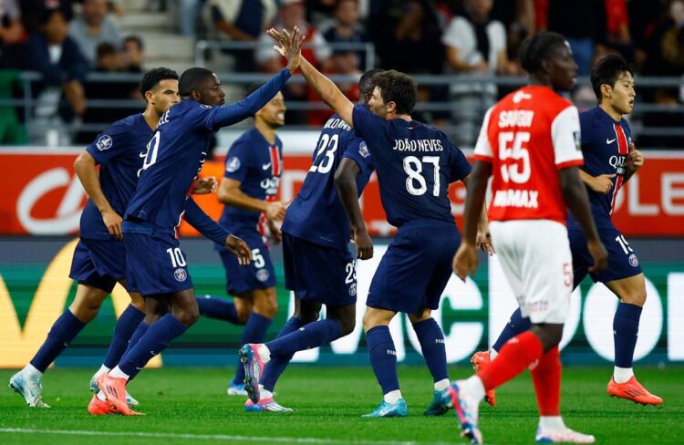 PSG frena en Reims, Lille mantiene la irregularidad