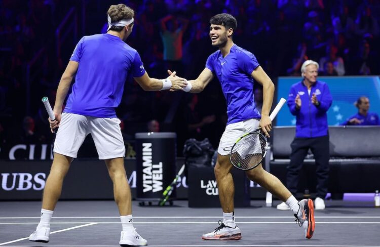 El equipo ‘Mundo’ se escapa 8-4 ante ‘Europa’ en la Laver Cup