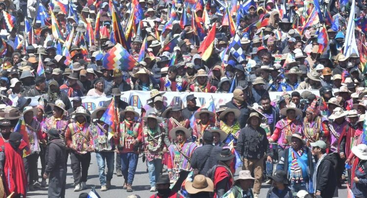 Morales marcha