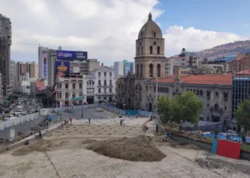 El remozado de la plaza San Francisco se entregará el 1 de diciembre.