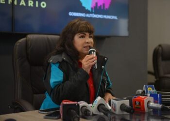 La directora de la Administración Tributaria Municipal, Noemí Lastra.
