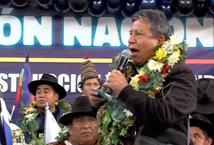 Choquehuanca dice que varios actores se están ‘autoproclamando’