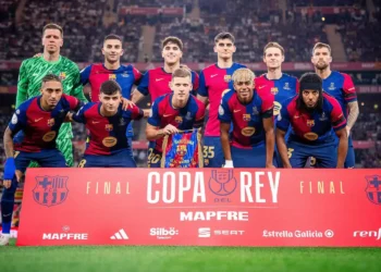 Barça repite el once de la final de Copa del Rey, Inter sale con Thuram