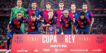 Barça repite el once de la final de Copa del Rey, Inter sale con Thuram