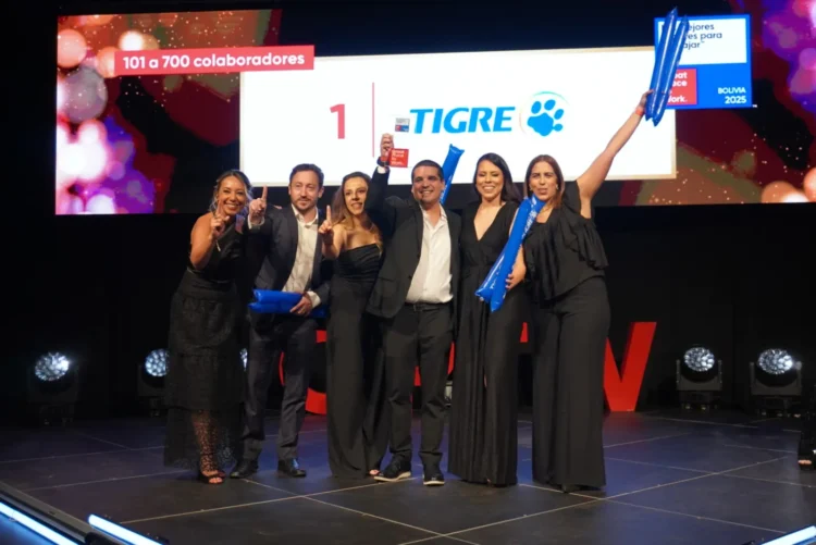 Tigre Bolivia es reconocida como la mejor empresa para trabajar en el país