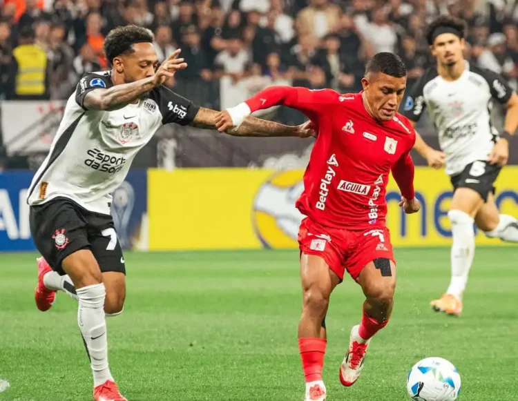 Corinthians tropieza en casa 1-1 contra América de Cali y se complica su futuro en la Sudamericana