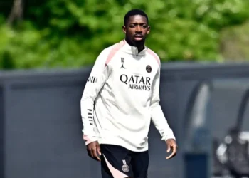 Dembelé empieza como suplente en el PSG contra el Arsenal