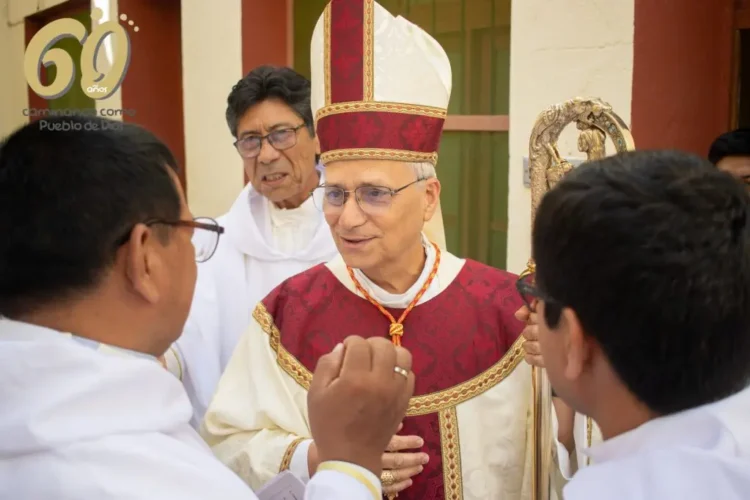 El Papa durante su trabajo en Perú/ Arquidiócesis de Chiclayo