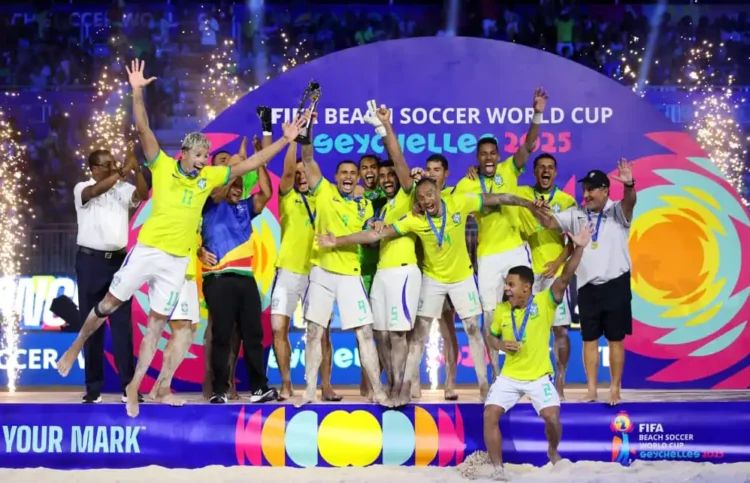 Brasil, heptacampeón mundial de fútbol playa