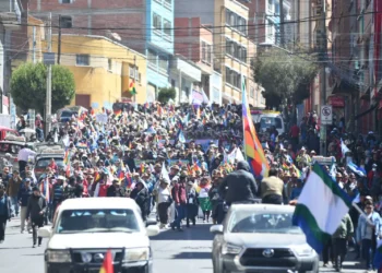 Viceministro Aguilera señala que marcha evista pretendió tomar el TSE