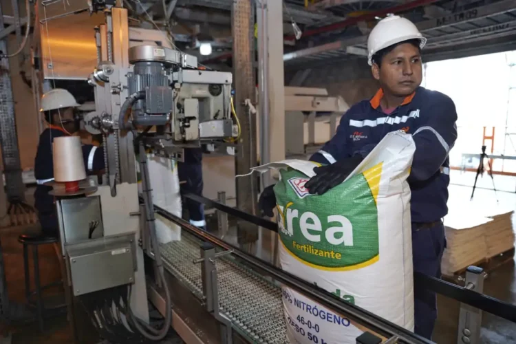 El 96% de la urea producida en el país es exportada a cinco países