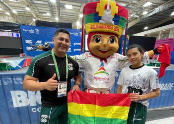 Yéssica Tórrez se lleva bronce del levantamiento de pesas en los Bolivarianos