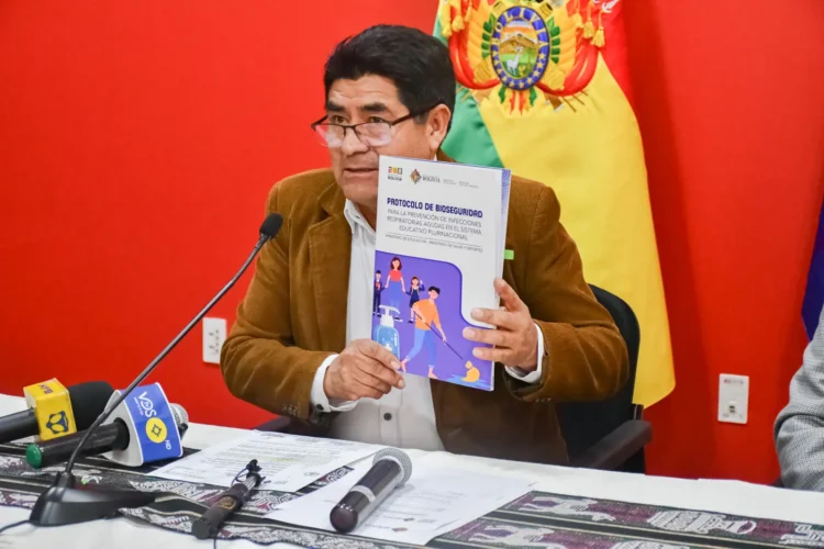 El ministro de Educación, Omar Véliz. FOTO: Ministerio de Educación.