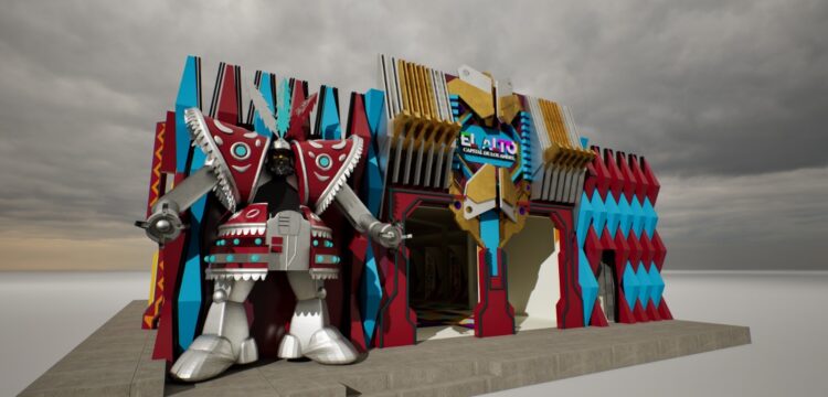 Así lucirá el stand de El Alto en la Expocruz 2024.