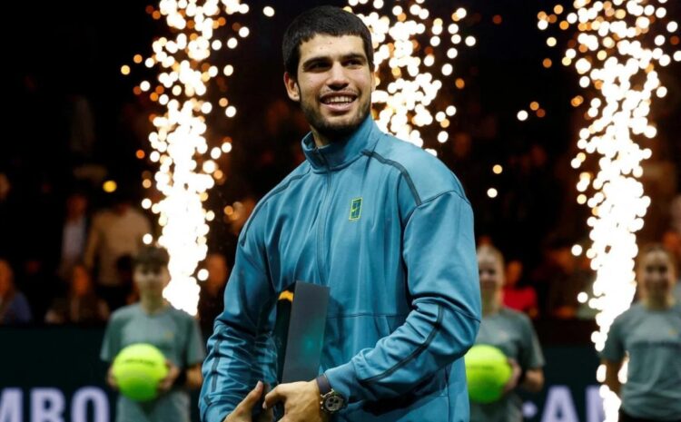 Alcaraz sigue tercero de la ATP tras ganar en Róterdam, De Miñaur es sexto