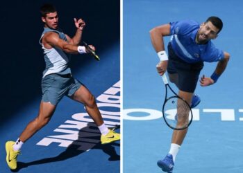Las semifinales masculinas del Abierto de Australia se disputan el viernes