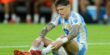 Garnacho, nueva baja en Argentina para doble fecha por clasificatoria al Mundial