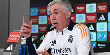 ‘Teniendo en cuenta el calendario, lo estamos haciendo muy bien’, dice Ancelotti