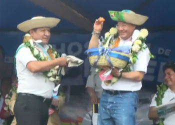 Proclaman candidato presidencial a Arce en el municipio de La Guardia