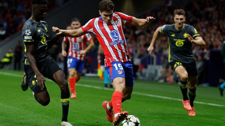Atlético de Madrid cae 3-1 en casa ante Lille en la Liga de Campeones