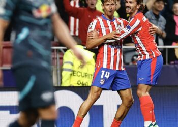 Atlético de Madrid gana ‘in extremis’ al Leipzig (2-1) en Champions