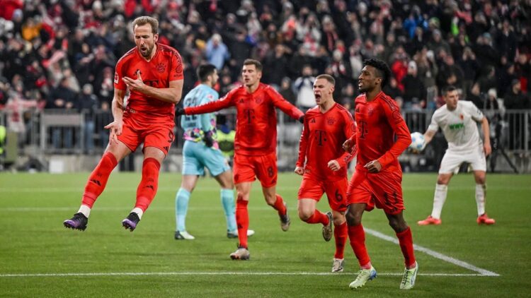 Kane fulmina al Augsburgo y refuerza el liderato del Bayern