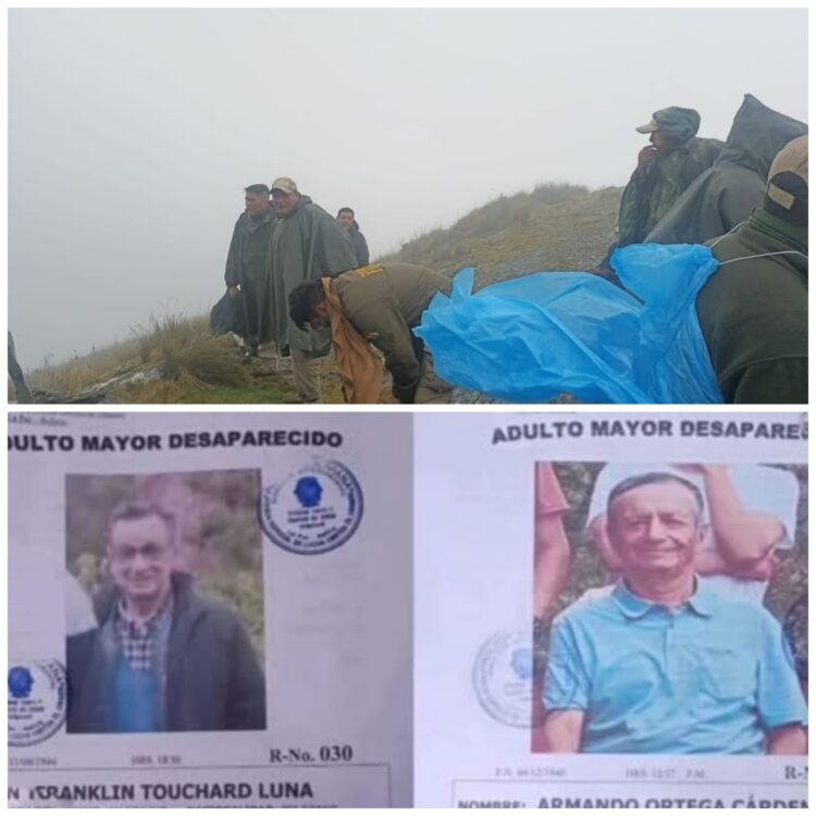 Comunarios hallan los cuerpos sin vida de dos adultos mayores desaparecidos desde hace más de un mes en los Yungas.