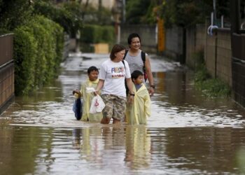 Inundaciones en Japón