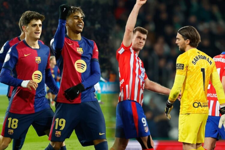 Barça y Atlético pasan a cuartos de Copa del Rey con sendas goleadas