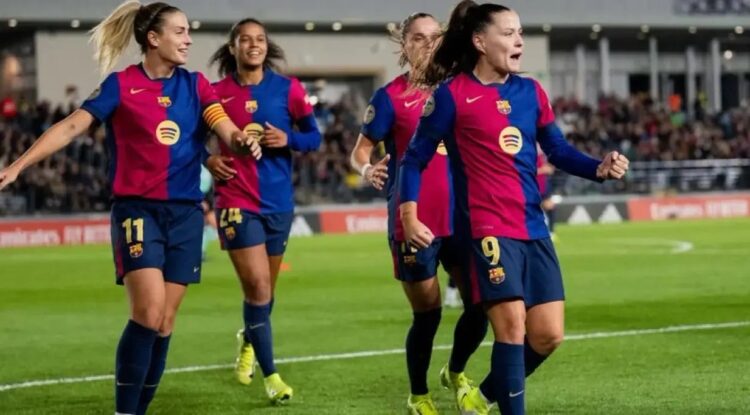 Barça golea también 4-0 en su visita al Real Madrid en la Liga femenina